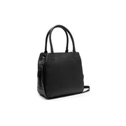 Solvin Full-Grain Leather Handbag für Damen in Classic 100% Full-Grain Leather - Vorderansicht &amp; maßgeschneiderte Silhouette | Online Kaufen