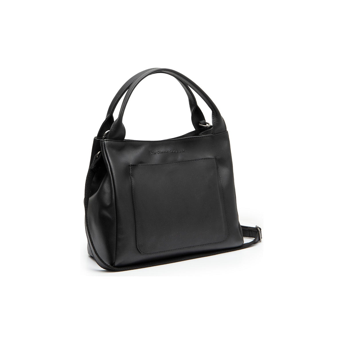 Tenara Full-Grain Leather Handbag für Damen in Classic 100% Full-Grain Leather - Vorderansicht &amp; maßgeschneiderte Silhouette | Online Kaufen
