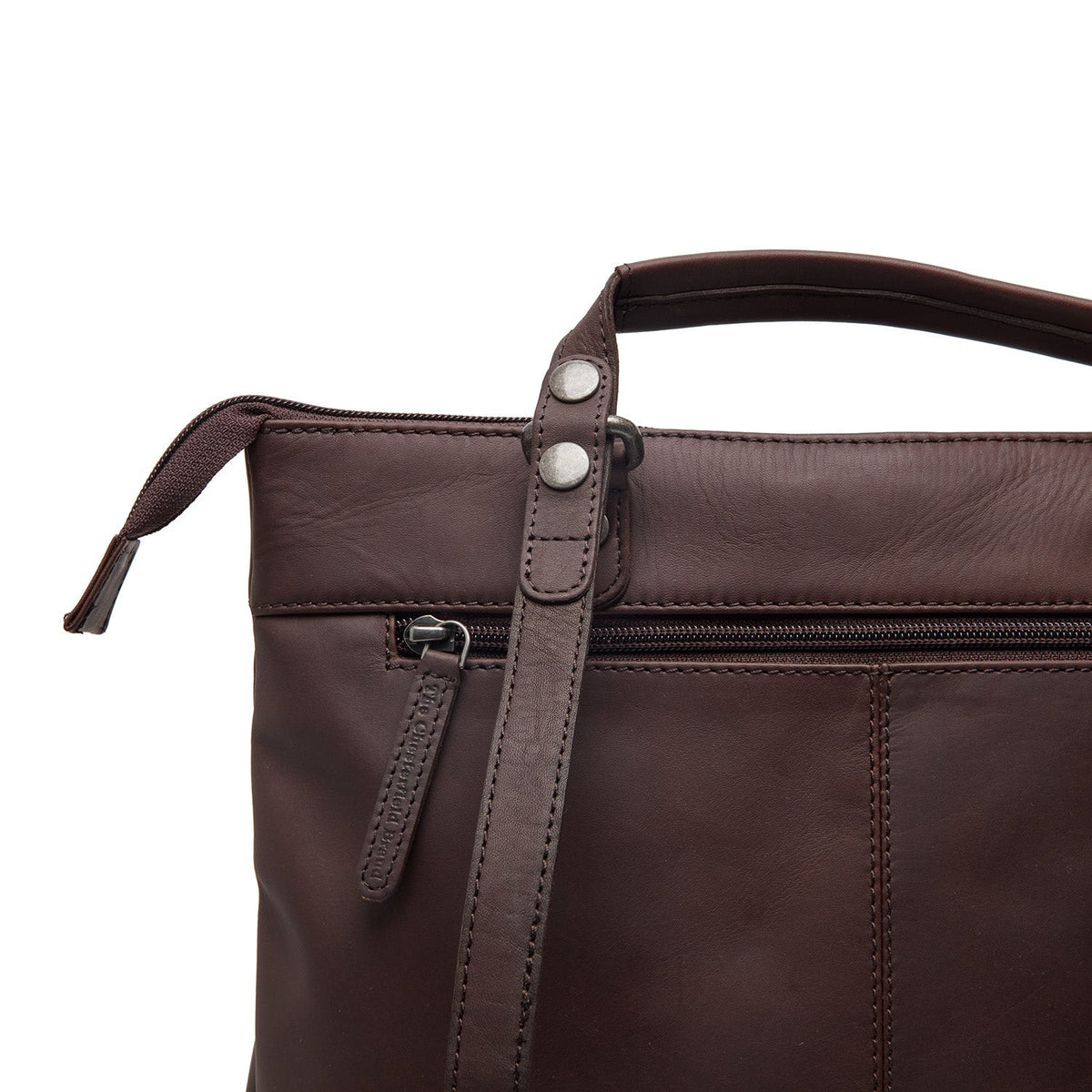 Caldero Full-Grain Leather Laptop Backpack für Damen – Zusätzliche Produktansicht 3