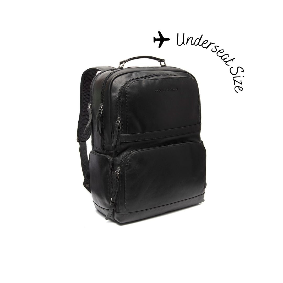 
Lennox Vollnarbenleder-Laptop-Rucksack aus klassischem 100% Vollnarbenleder - Full Exterior Vorderansicht & maßgeschneiderte Silhouette | Online Kaufen