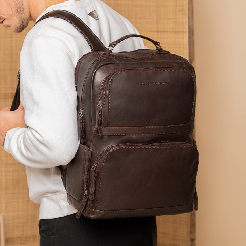 
Lennox Vollnarbenleder-Laptop-Rucksack – alternate product view 2