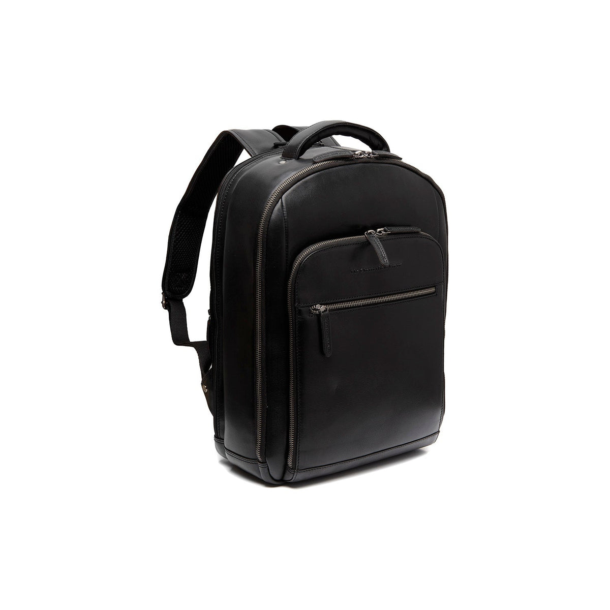 Maggiore Full-Grain Leather Laptop Backpack für Herren in Classic 100% Full-Grain Leather - Full Exterior Front Profile View | Online Kaufen