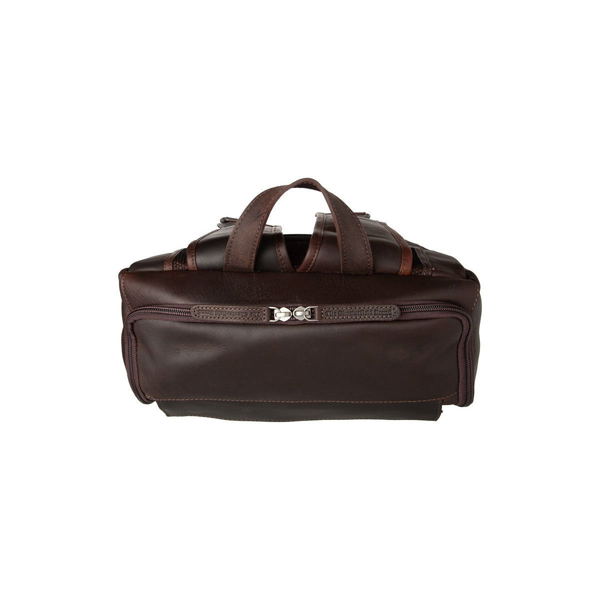Rich Full-Grain Leather Laptop Backpack für Herren – Zusätzliche Produktansicht 3