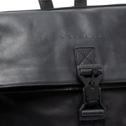 Solid Antique Brass Hardware &amp; Heavy-Duty Dual Zipper Detail on Trondheim Full-Grain Leather Laptop Backpack für Damen