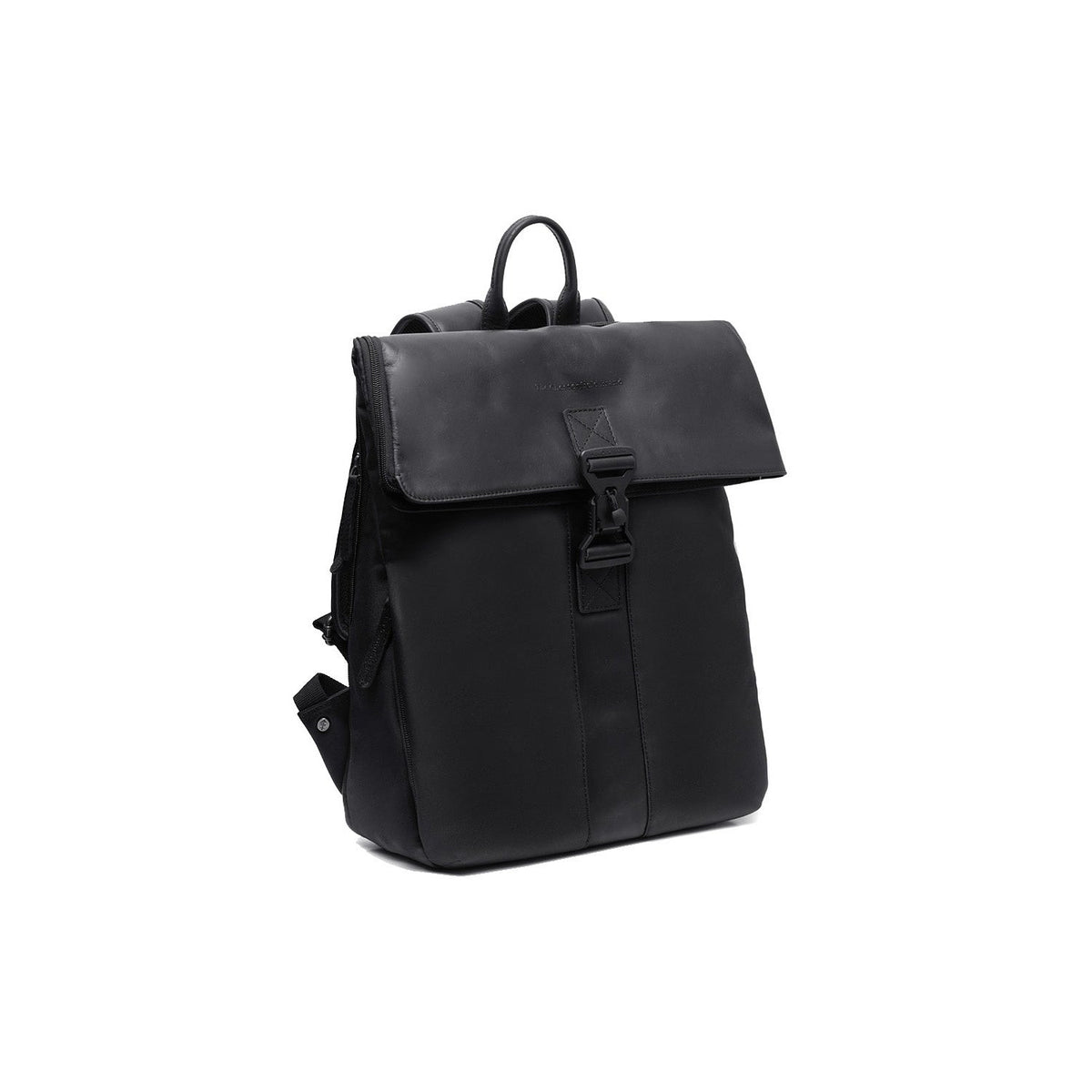 Trondheim Full-Grain Leather Laptop Backpack für Damen in Classic 100% Full-Grain Leather - Full Exterior Front Profile View | Online Kaufen