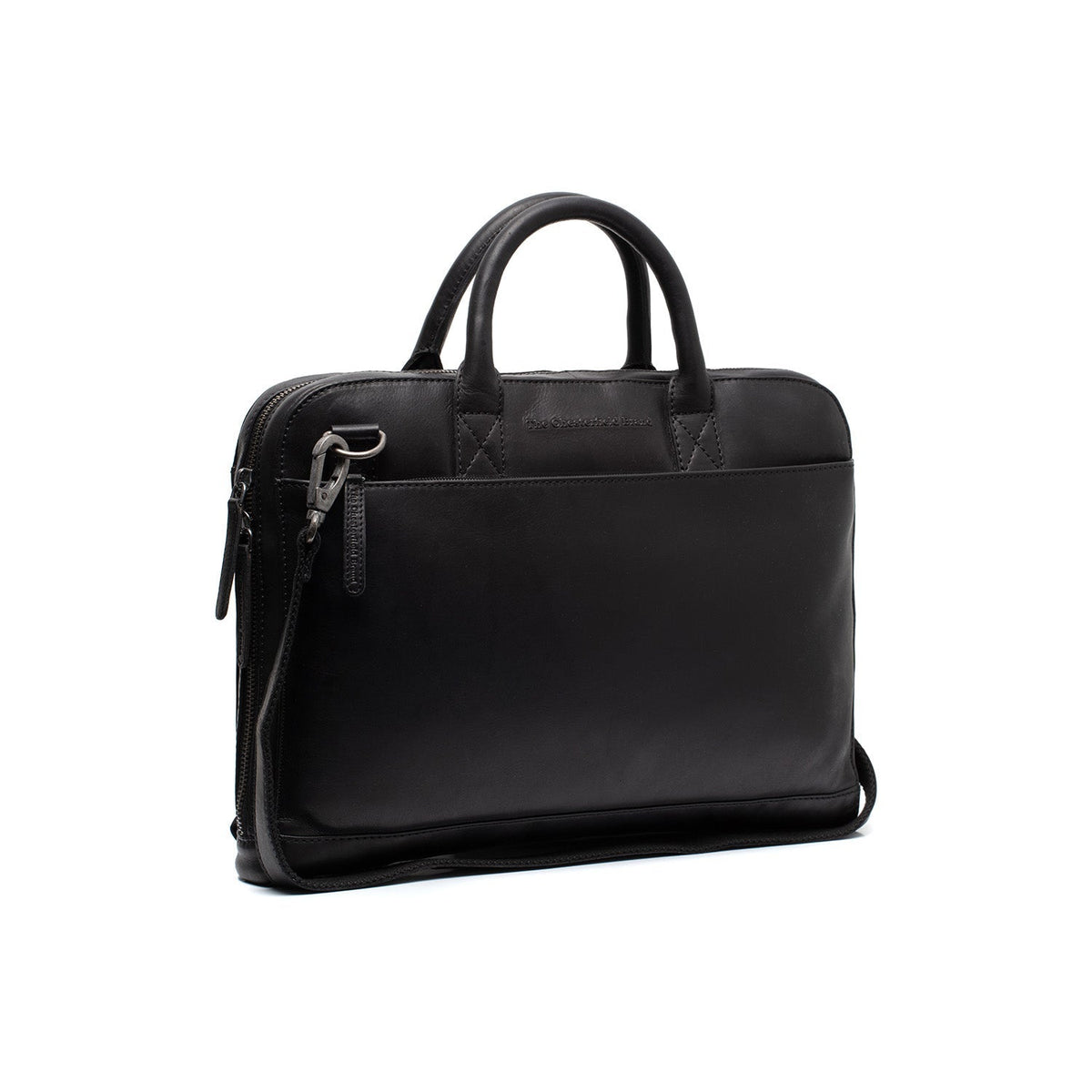 
Tilbury Vollnarbenleder-Laptoptasche - Full Exterior Vorderansicht & maßgeschneiderte Silhouette | Online Kaufen
