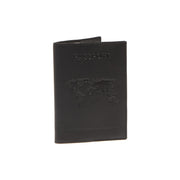 Leather Passport Case für Damen in Classic 100% Full-Grain Leather - Vorderansicht &amp; maßgeschneiderte Silhouette | Online Kaufen