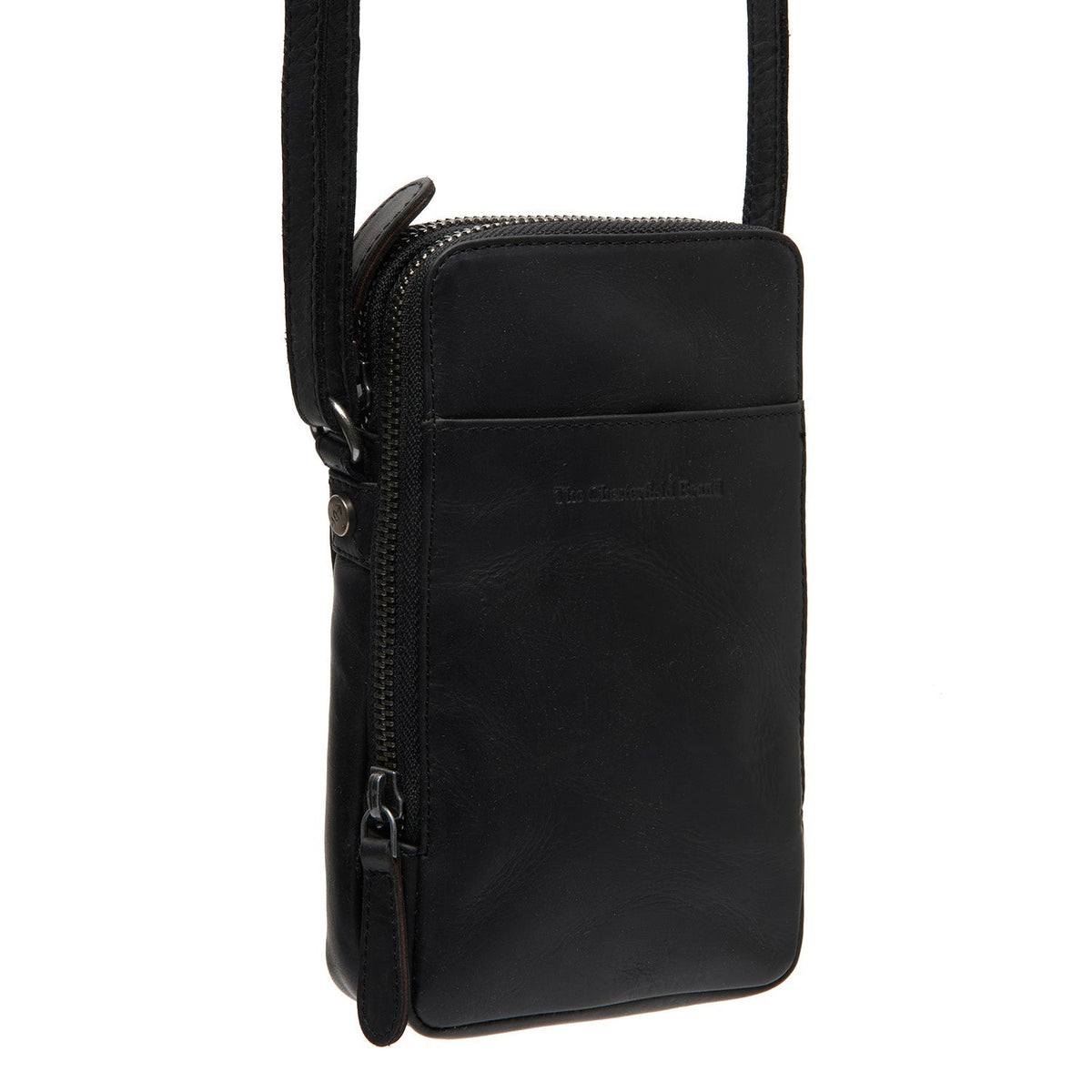 
Alesund Vollnarbenleder Phone Bag aus klassischem 100% Vollnarbenleder - Vorderansicht & maßgeschneiderte Silhouette | Online Kaufen