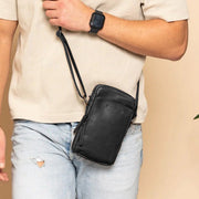 
Classic 100% Full-Grain leather Goods - Rückansicht mit passgenauen Schultern & sauberem Saum