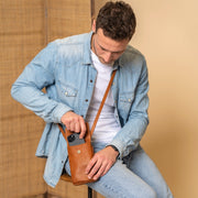 Langley Full-Grain Leather Phone Bag für Damen – Zusätzliche Produktansicht 3