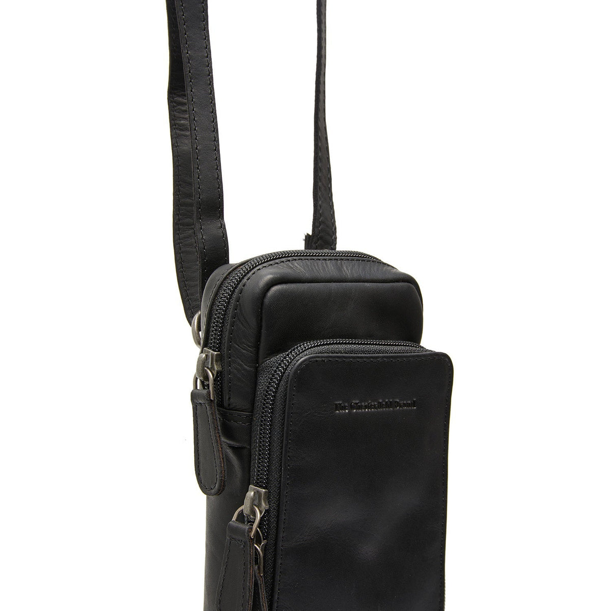 
Tailored Rib Cuffs & Hem Craftsmanship Construction Detail on Valdes Vollnarbenleder Phone Bag