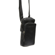
Valdes Vollnarbenleder Phone Bag aus klassischem 100% Vollnarbenleder - Vorderansicht & maßgeschneiderte Silhouette | Online Kaufen