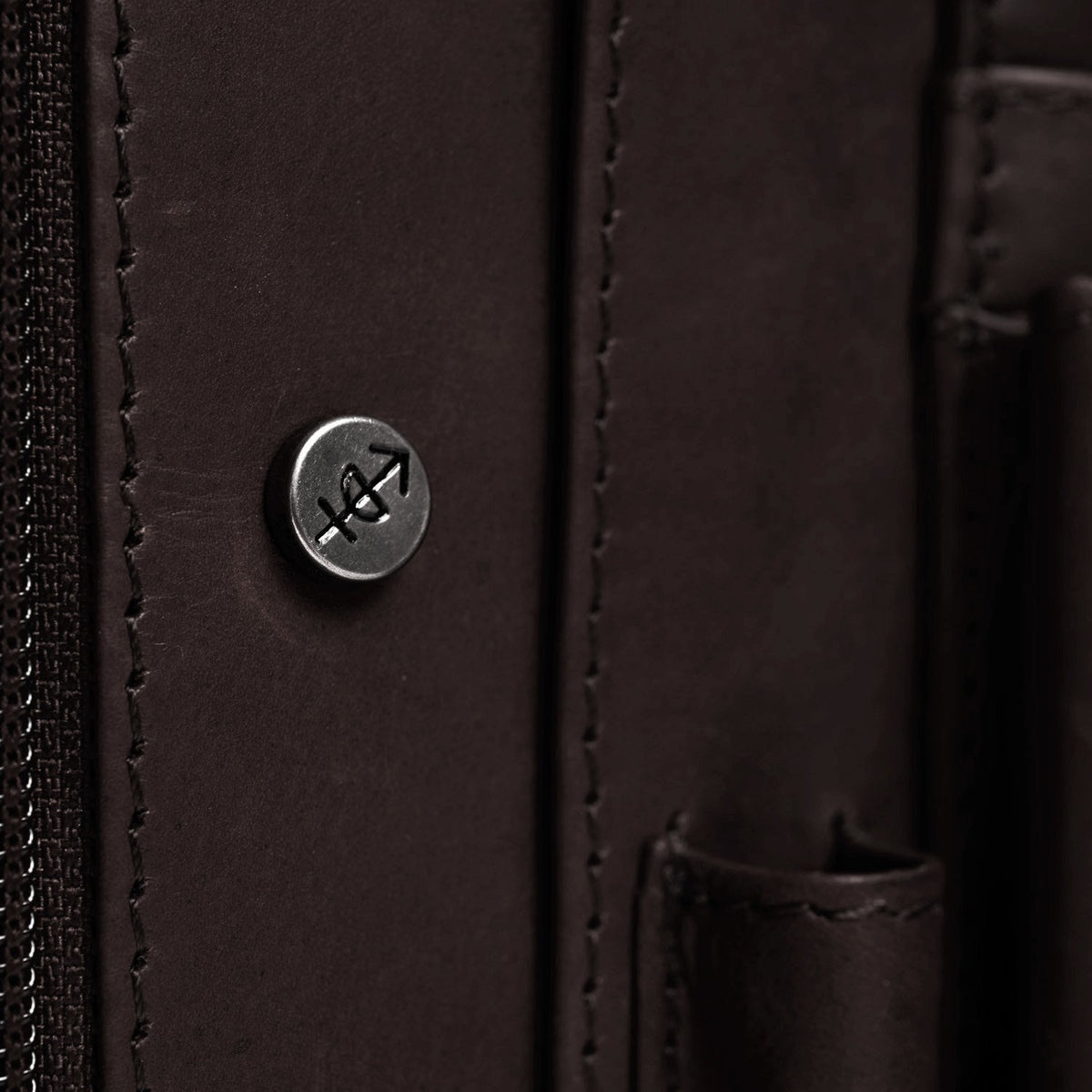 
Brown Leather Portfolio Barnet für Damen für Damen, detail view 1