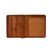 
Cognac Leather Portfolio Barnet für Damen für Damen, detail view 1