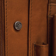 
Cognac Leather Portfolio Barnet für Damen für Damen, detail view 4