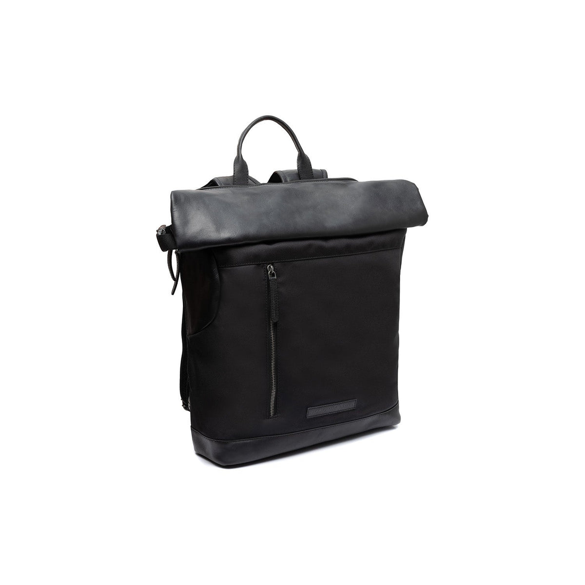 
Bornholm Vollnarbenleder Roll-top Backpack aus klassischem 100% Vollnarbenleder - Full Exterior Vorderansicht & maßgeschneiderte Silhouette | Online Kaufen