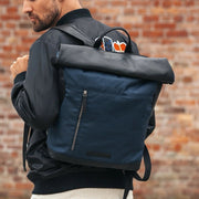 
Bornholm Vollnarbenleder Roll-top Backpack – alternate product view 2
