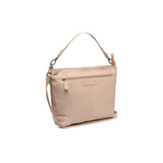 Astero Full-Grain Leather Shoulder Bag für Damen in Classic 100% Full-Grain Leather - Full Exterior Front Profile View | Online Kaufen