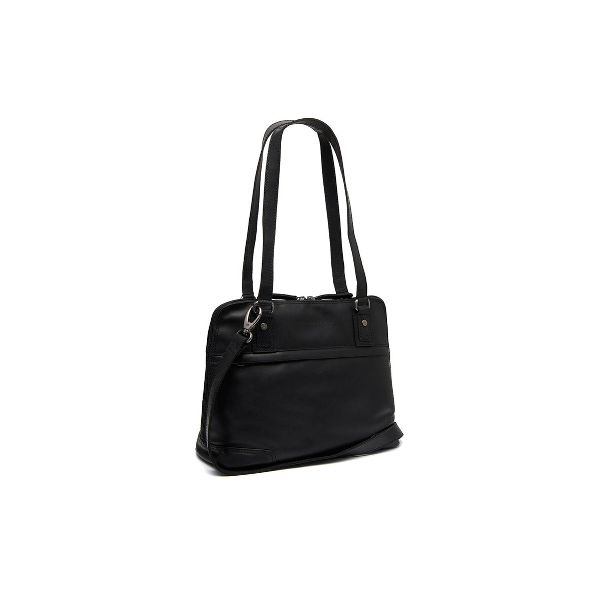 Belgrado Full-Grain Leather Shoulder Bag für Damen in Classic 100% Full-Grain Leather - Full Exterior Front Profile View | Online Kaufen