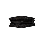 
Solid Antique Brass Hardware & Heavy-Duty Dual Zipper Detail on Fidenza Vollnarbenleder-Schultertasche