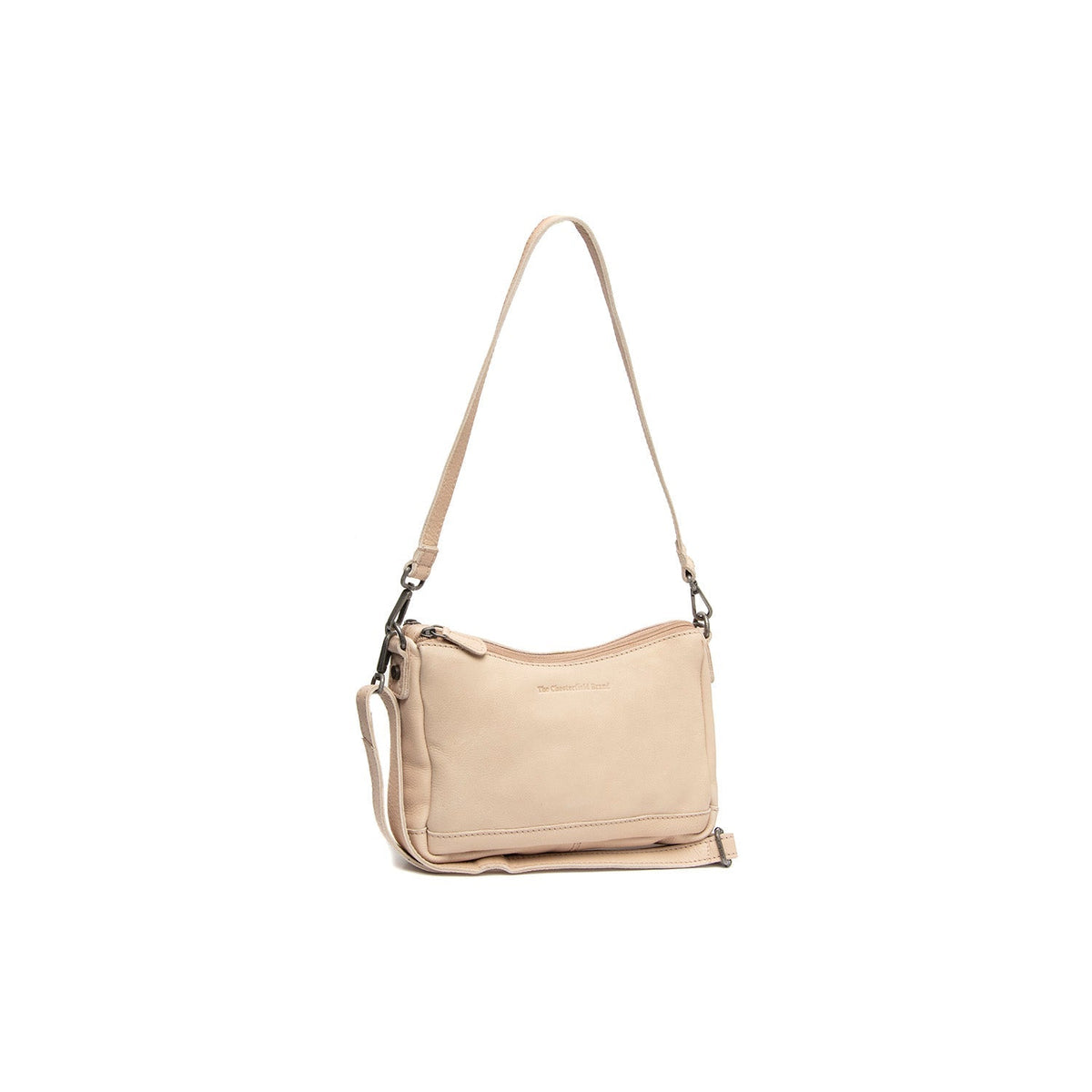 Irving Full-Grain Leather Shoulder Bag für Damen in Classic 100% Full-Grain Leather - Full Exterior Front Profile View | Online Kaufen