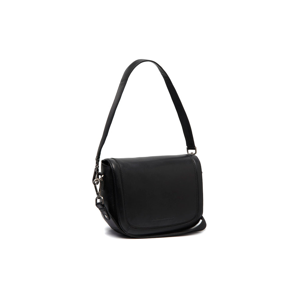 Lizzola Full-Grain Leather Shoulder Bag für Damen in Classic 100% Full-Grain Leather - Full Exterior Front Profile View | Online Kaufen