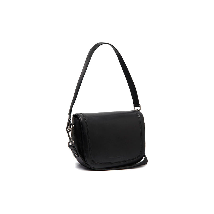 Lizzola Vollnarbenleder-Schultertasche