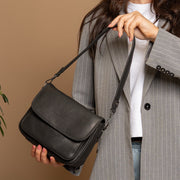 Miloa Full-Grain Leather Shoulder Bag für Damen – Zusätzliche Produktansicht 2