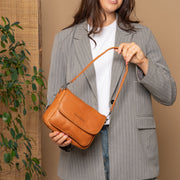 Miloa Full-Grain Leather Shoulder Bag für Damen – Zusätzliche Produktansicht 3