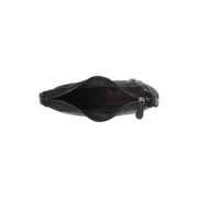 Solid Antique Brass Hardware &amp; Heavy-Duty Dual Zipper Detail on Nancy Full-Grain Leather Shoulder Bag für Damen