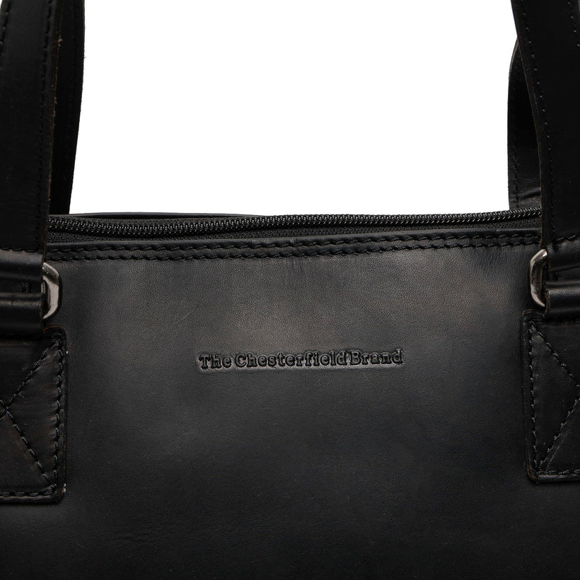 Seron Vollnarbenleder-Schultertasche