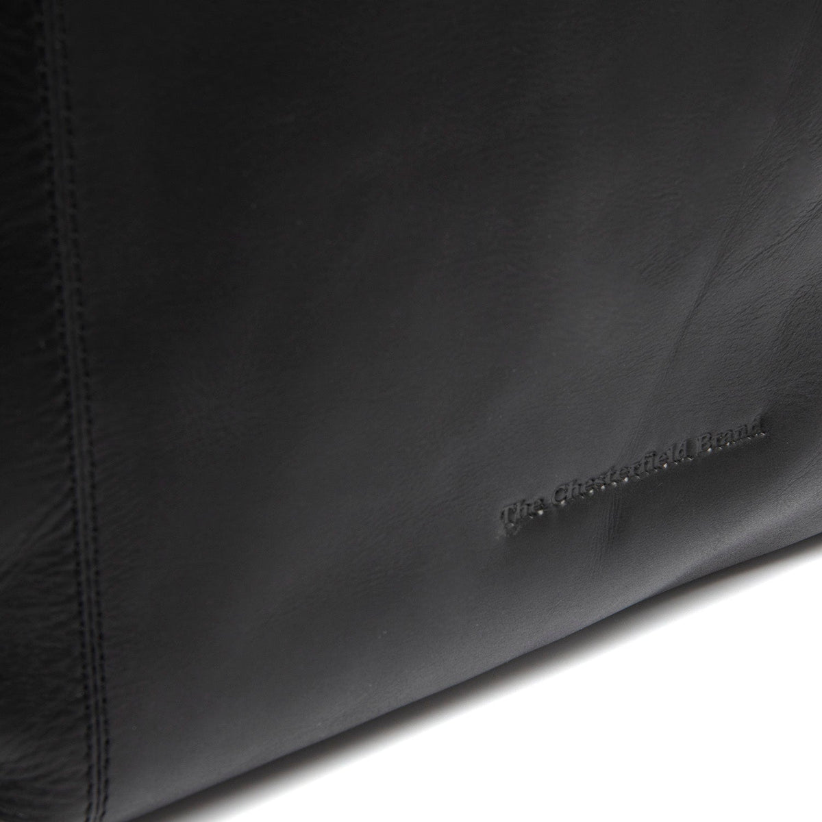 
Classic 100% Full-Grain leather Bag - Rückansicht mit verstärkten Lederträgern & handwerklichen Nähten