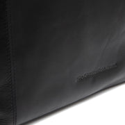 
Classic 100% Full-Grain leather Bag - Rückansicht mit verstärkten Lederträgern & handwerklichen Nähten