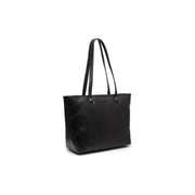 Astano Full-Grain Leather Tote Bag für Damen in Tan 100% Full-Grain Leather - Full Exterior Front Profile View | Online Kaufen