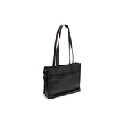 Estella Full-Grain Leather Tote Bag für Damen in Classic 100% Full-Grain Leather - Full Exterior Front Profile View | Online Kaufen
