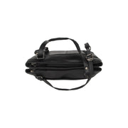 
Classic 100% Full-Grain leather Bag - Rückansicht mit verstärkten Lederträgern & handwerklichen Nähten