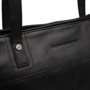 
Classic 100% Full-Grain leather Bag - Rückansicht mit verstärkten Lederträgern & handwerklichen Nähten