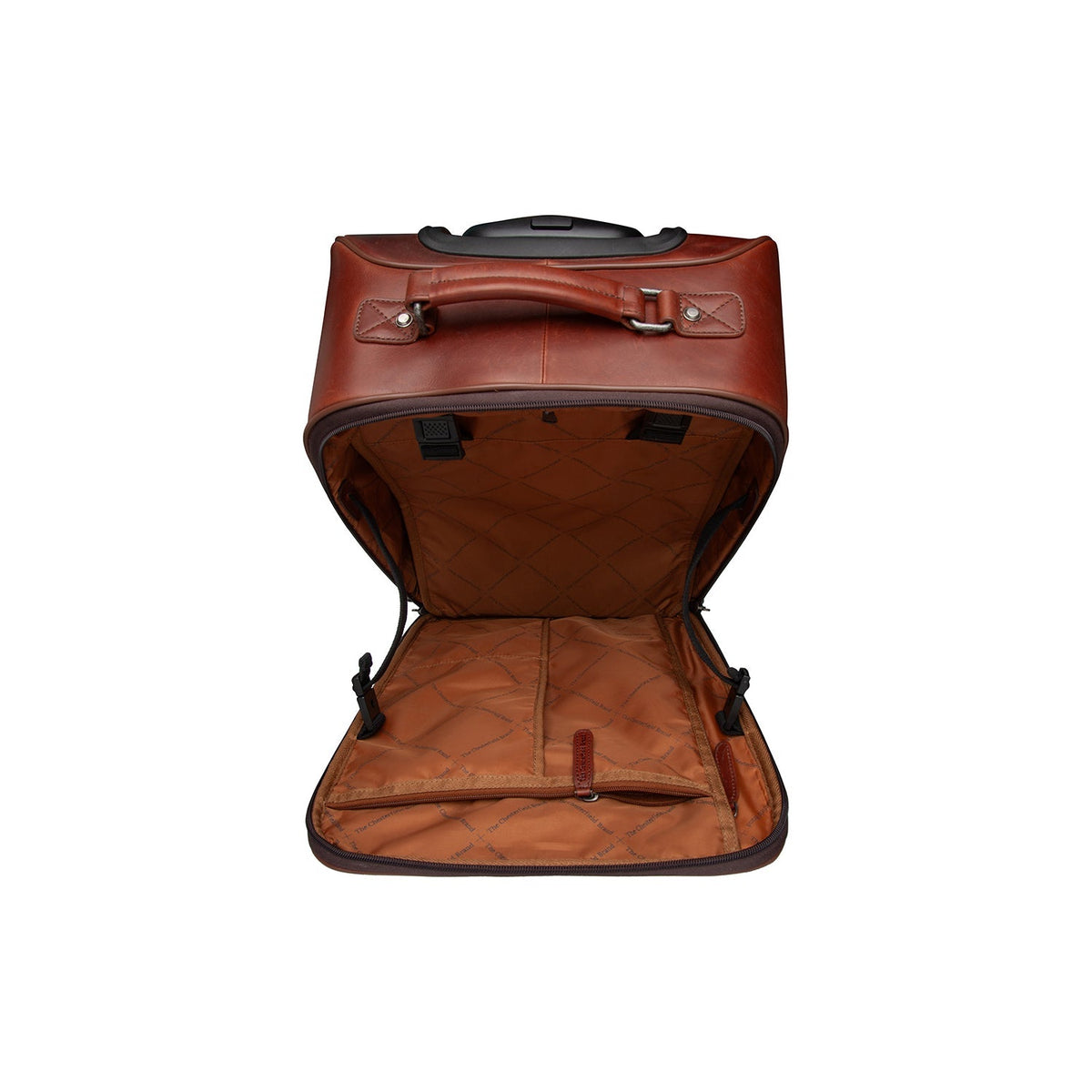 
Tailored Rib Cuffs & Hem Craftsmanship Construction Detail on Leather Trolley San Marino für Damen