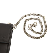 
Solid Antique Brass Hardware & Heavy-Duty Dual Zipper Detail on Elba Vollnarbenleder Waiter Geldbörse