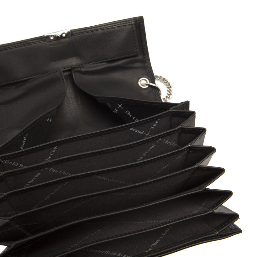 Elba Full-Grain Leather Waiter Wallet für Damen