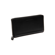 Cantara Full-Grain Ledergeldbörse für Damen in Classic 100% Full-Grain Leather - Full Exterior Front Profile View | Online Kaufen