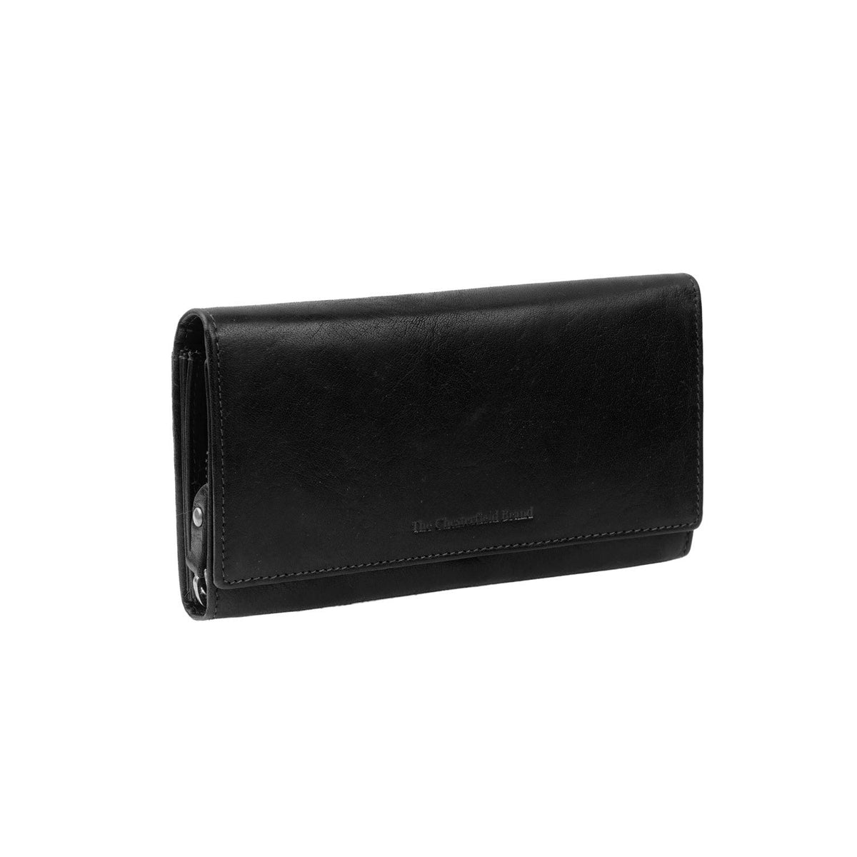 Hampton Full-Grain Ledergeldbörse für Damen in Classic 100% Full-Grain Leather - Full Exterior Front Profile View | Online Kaufen