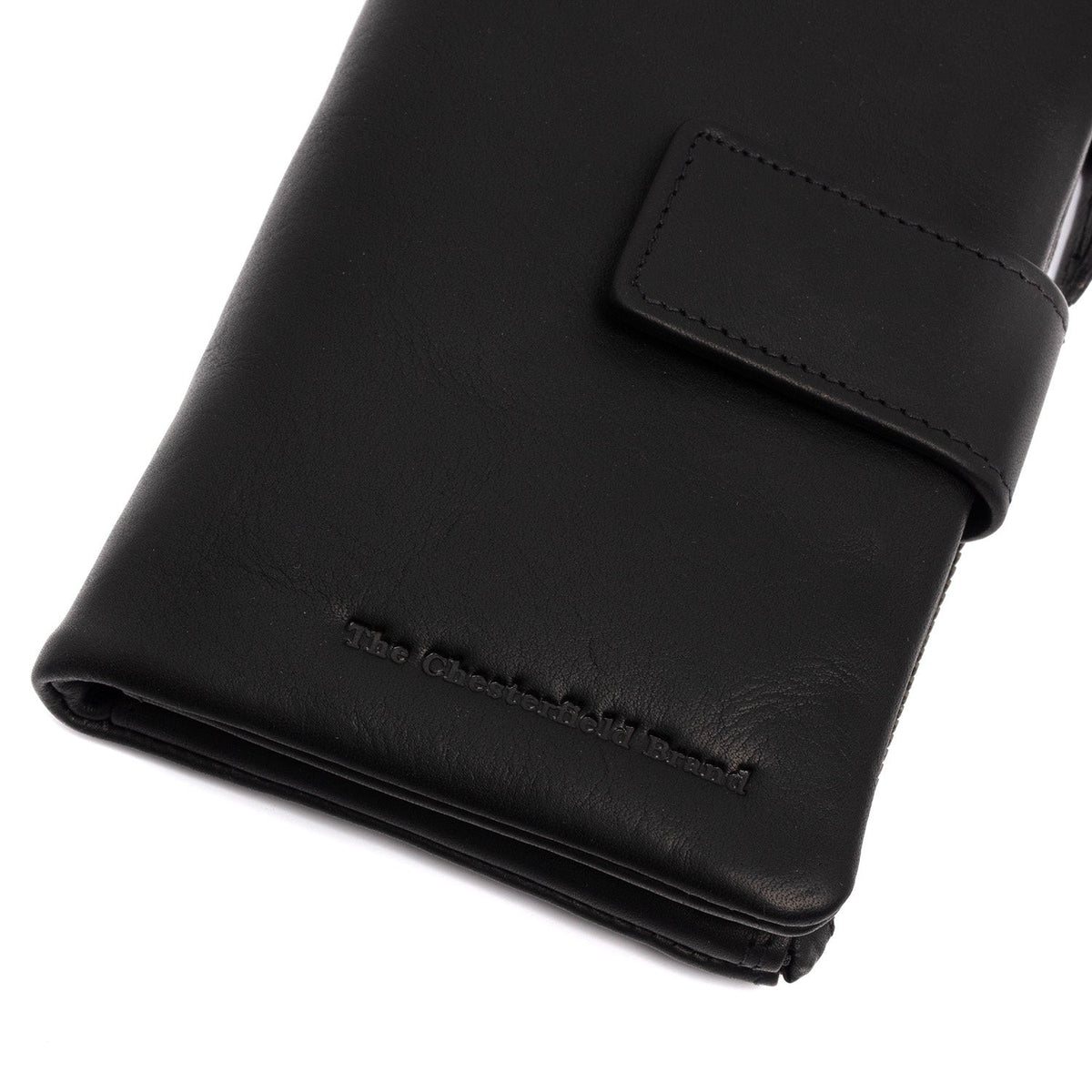 
Classic 100% Full-Grain leather Wallet - Rückansicht mit verstärkten Lederträgern & handwerklichen Nähten