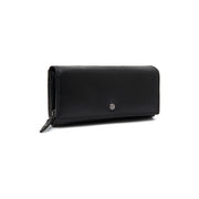 Rivalto Full-Grain Ledergeldbörse für Damen in Classic 100% Full-Grain Leather - Full Exterior Front Profile View | Online Kaufen