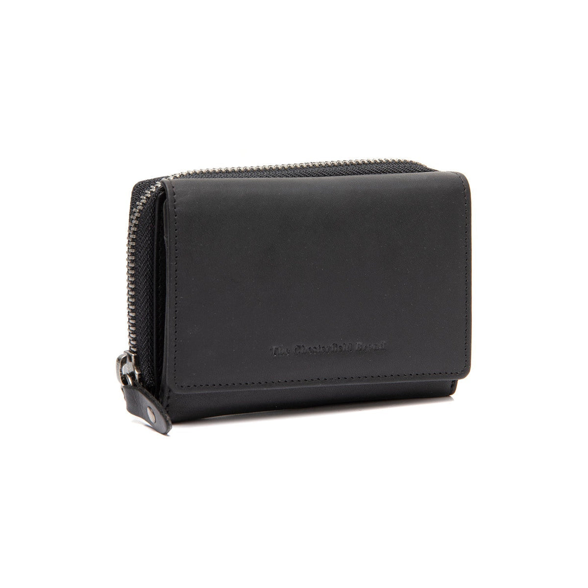 Sorraia Full-Grain Ledergeldbörse für Damen in Classic 100% Full-Grain Leather - Full Exterior Front Profile View | Online Kaufen