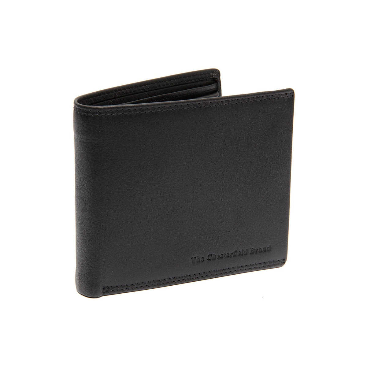 Stephens Full-Grain Ledergeldbörse für Herren in Classic 100% Full-Grain Leather - Full Exterior Front Profile View | Online Kaufen