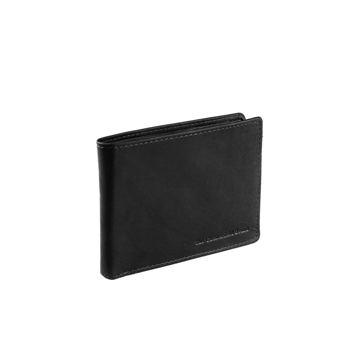 Timo Full-Grain Ledergeldbörse für Herren in Classic 100% Full-Grain Leather - Full Exterior Front Profile View | Online Kaufen