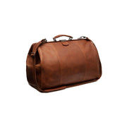 Corfu Full-Grain Leather Weekender Bag für Damen in Classic 100% Full-Grain Leather - Full Exterior Front Profile View | Online Kaufen