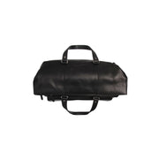 Lazio Full-Grain Leather Weekender Bag für Damen - Structured Side Profile Showing Gusset Depth &amp; Expansion Capacity