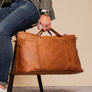 Mark Full-Grain Leather Weekender Bag für Damen – Zusätzliche Produktansicht 2